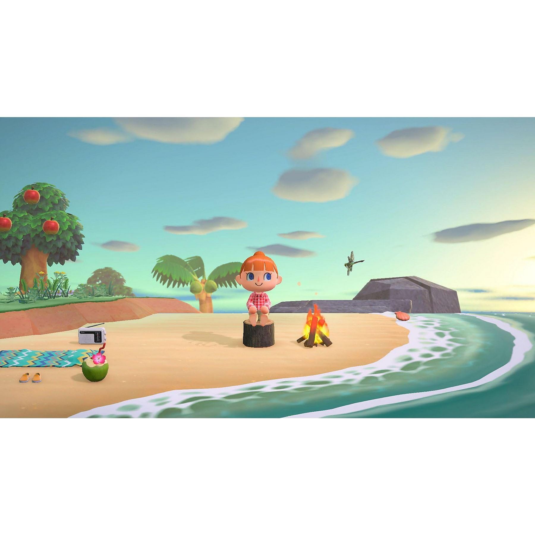 Consola Nintendo Switch Lite Amarilla + Animal Crossing New Horizons