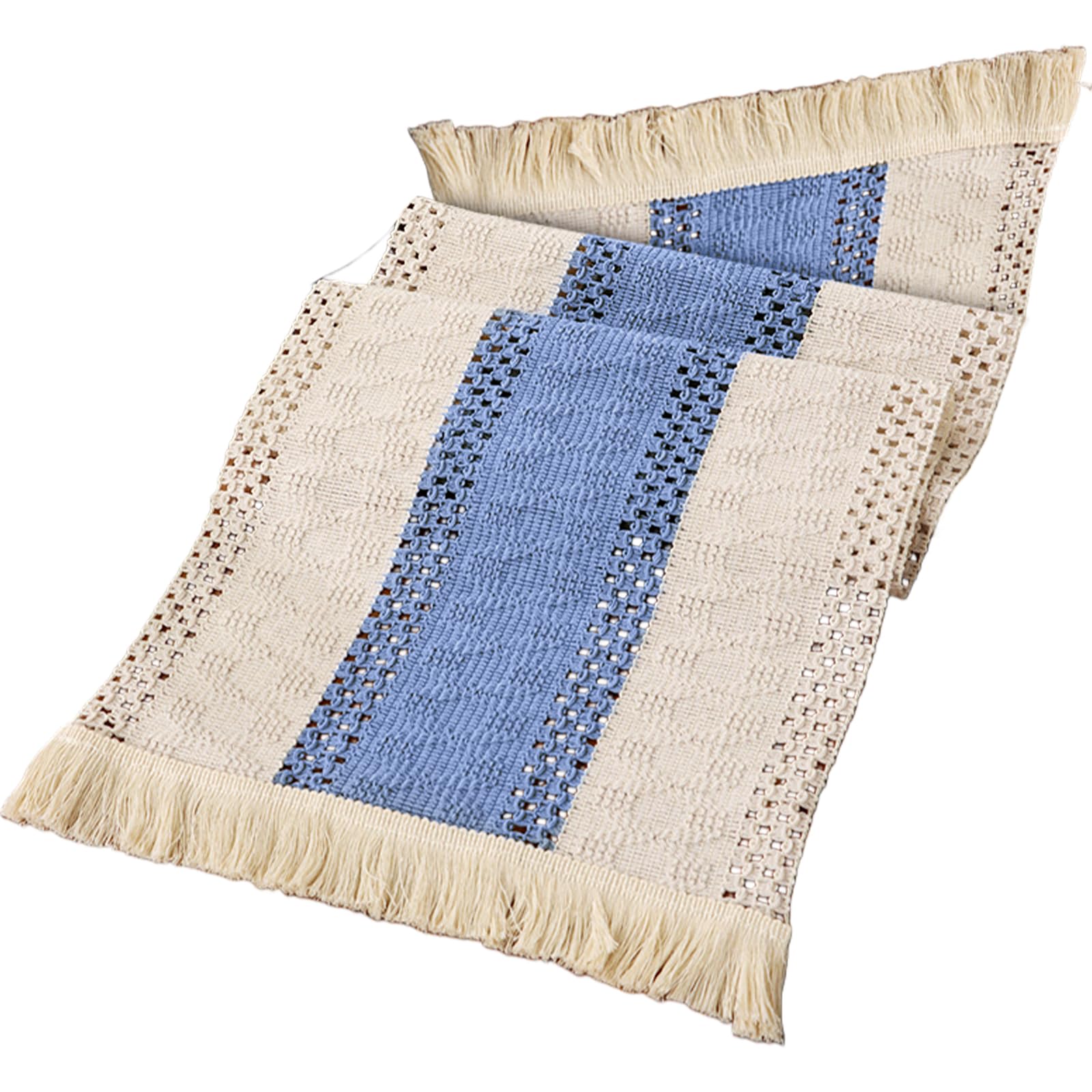 Tassels Trim Table Runner 30x140cm Polyester Designs Washable Decorative Home Dining Decoration Washable Polyester Table Runner