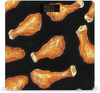 Chicken Legs Print Scale for Body Weight Personalized Digital LCD Bathroom Weighing Scales