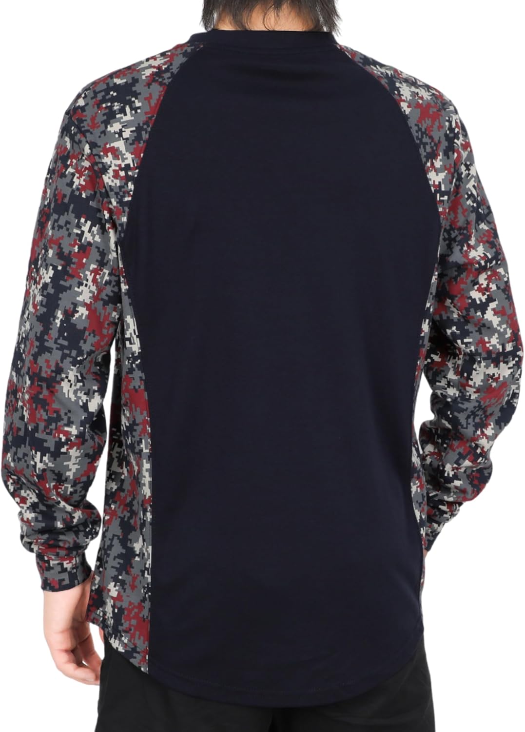 BOCOMAL FR Shirts Crewneck Camo Two-Tone 5.5oz Lightweight Melt Pocket Flame Resistant Long Sleeve Welding Shirt - Image 4