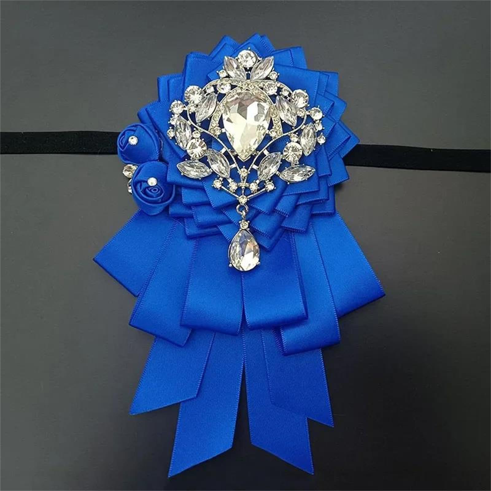 HLTYGWX Damen Herren Retro Business Fliege Handgefertigtes französisches Hemd Band Brosche Kragen Blume für Bankett Hochzeitsanzug