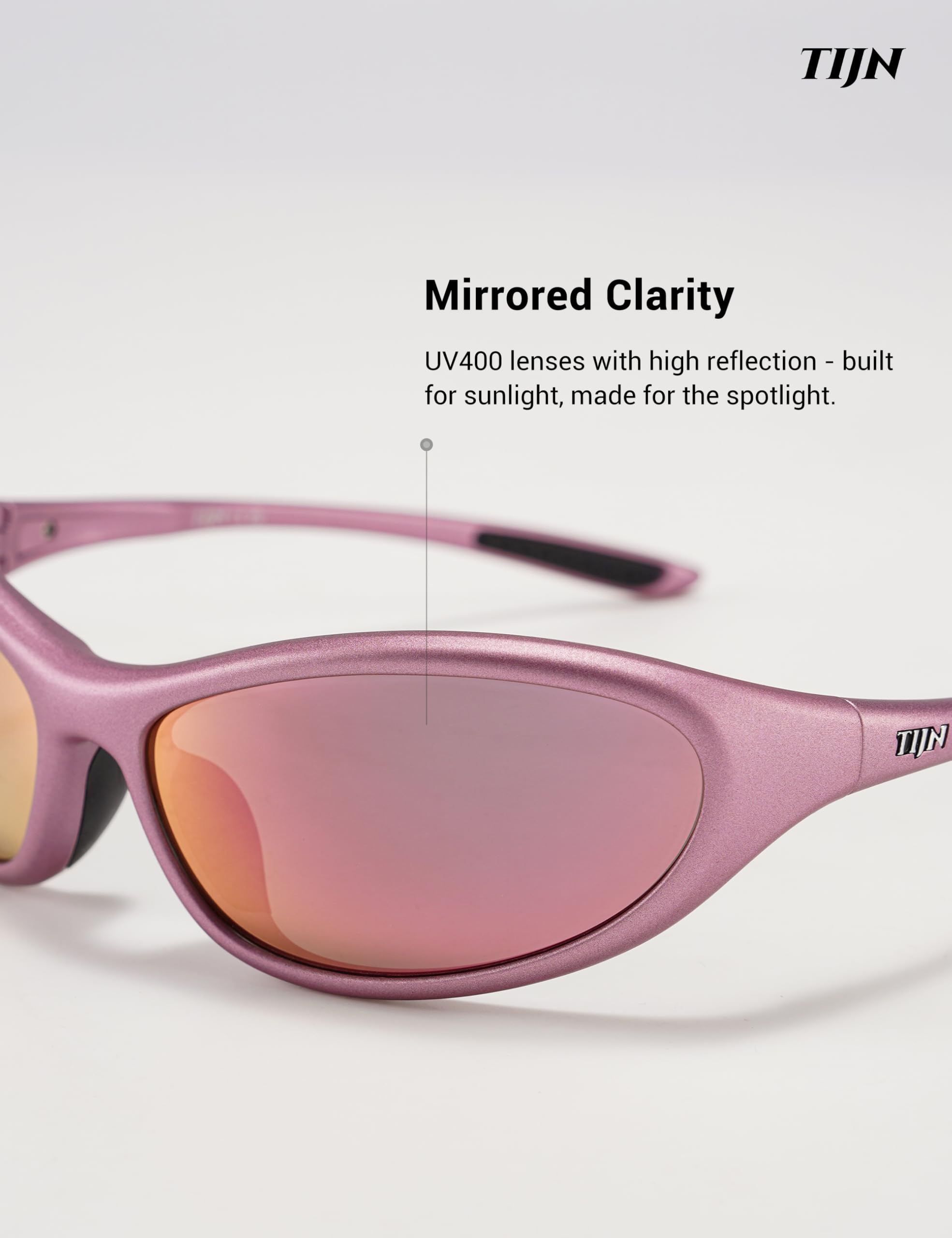 Amazon.com : TIJN Sports Sunglasses UV400 Wraparound for Men Women