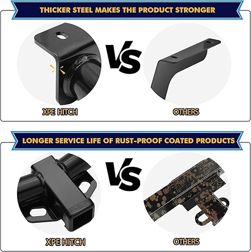 Miniatura 3 de Enganche de remolque clase 3 para Ford Ranger Mazda B2300 B4000 B3000, receptor de enganche de 2 pulgadas, enganche de automóvil negro, enganche de