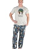 LazyOne Pajama Sets For Men, Short Sleeve Cotton Pajama Shirt and Pants with Funny Animal Prints, Comfy Pajamas For Men