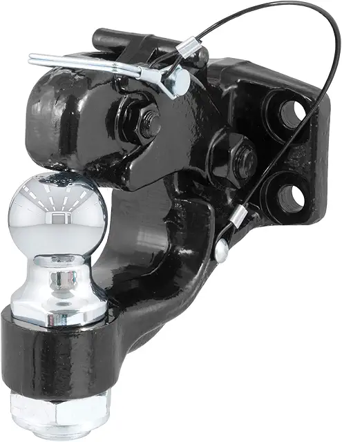 CURT 16,000 lb Ball & Pintle Hitch - Heavy-Duty Towing Hook