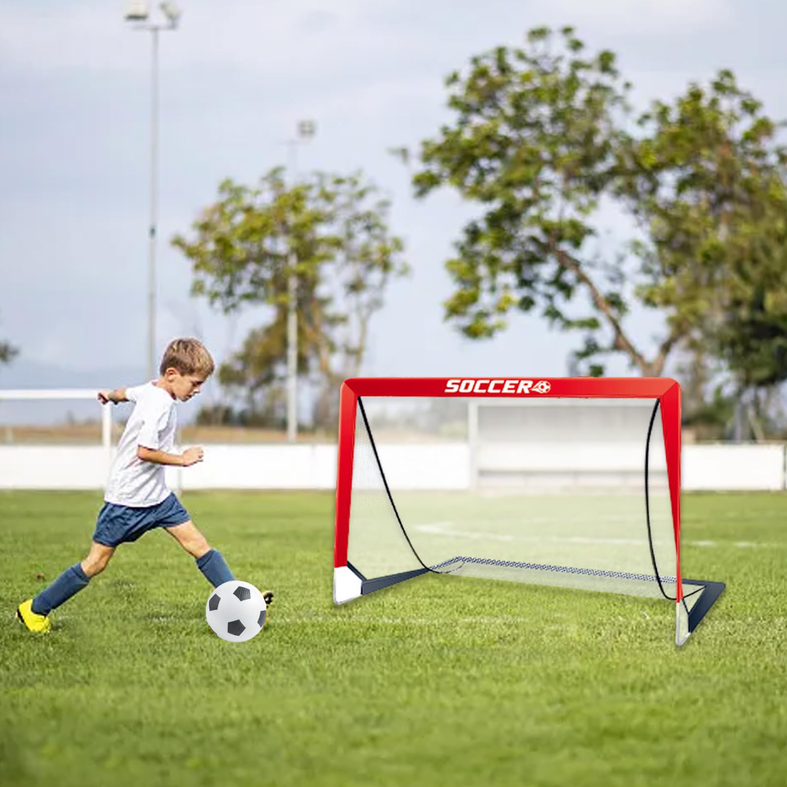 Porta da calcio pieghevole, Porta da calcio portatile,Rete da calcio portatile | Porta da calcio per bambini per bambini, porta da calcio portatile, miniport