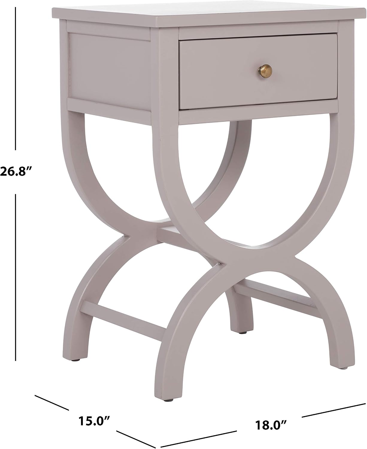 Safavieh American Homes Collection Maxine Quartz Grey Accent Table