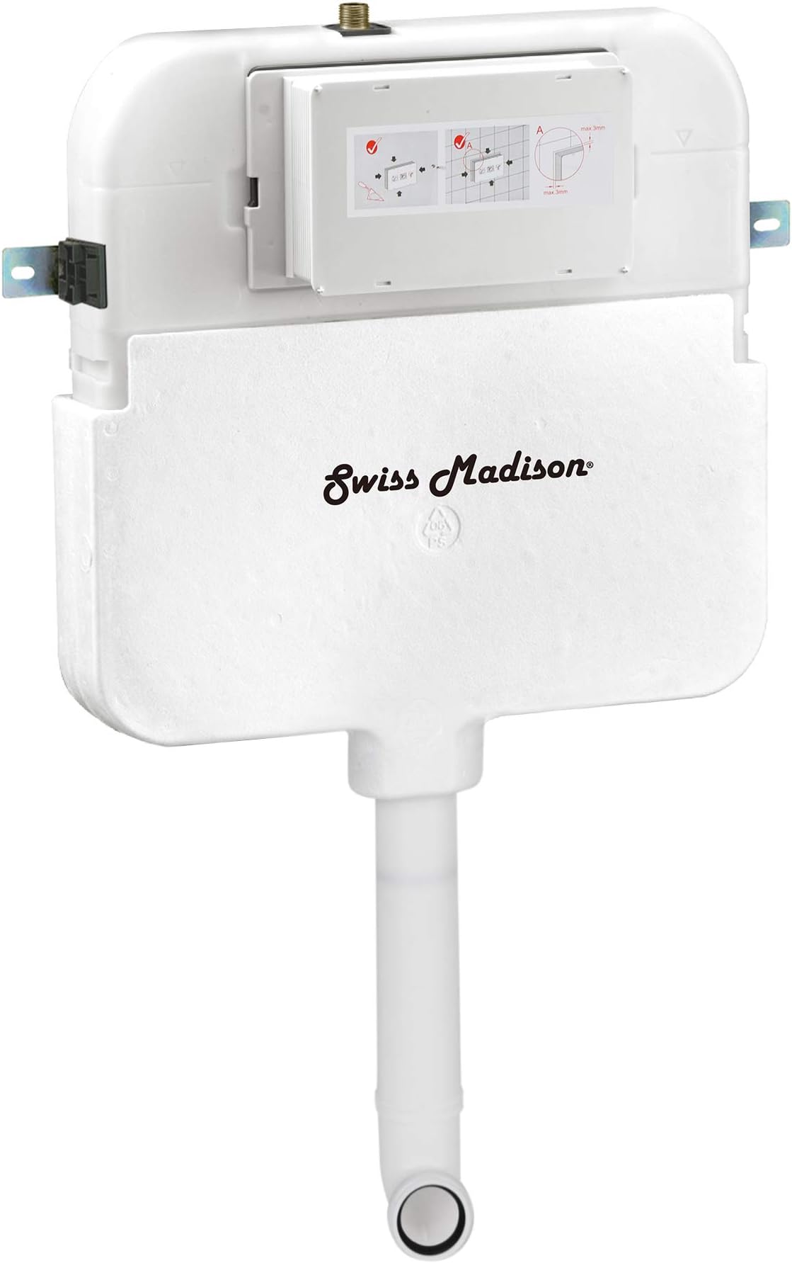 Swiss Madison Well Made Forever SM-WC324 Toilet Tank Carrier, For 2 x 4 Residential Studs, White