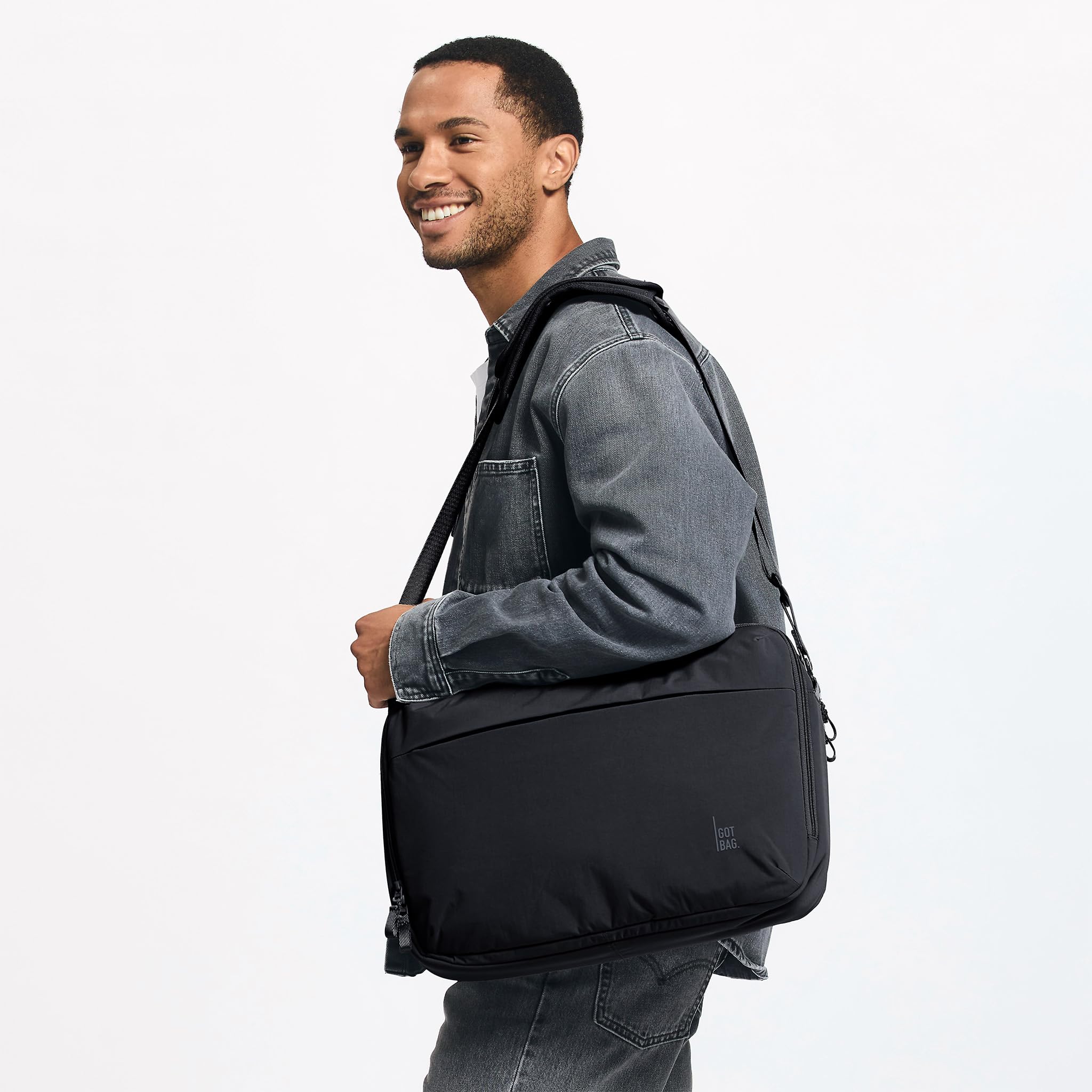 GOT BAG Messenger Commuter Bag | 10L Borsa per computer portatile fino a 16 pollici nylon | Borsa a tracolla impermeabile