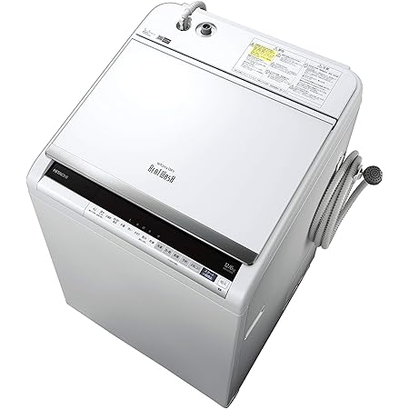 日立 タテ型洗濯乾燥機 洗濯12kg/乾燥6kg ホワイト ビートウォッシュ BW-DV120E W