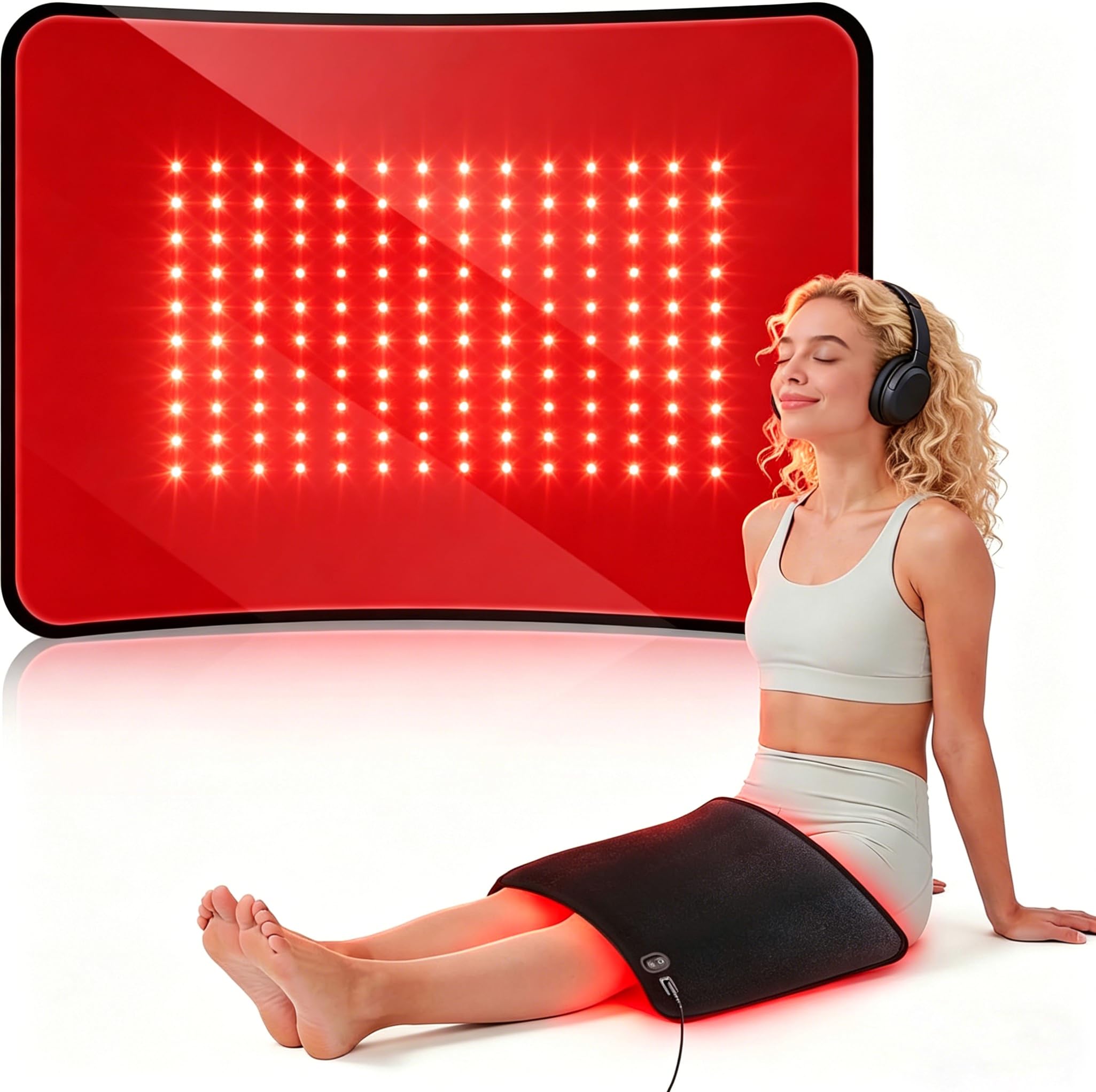 Amazon.com: Xefinic Full Body Red Light Therapy Mat with 140 LEDs