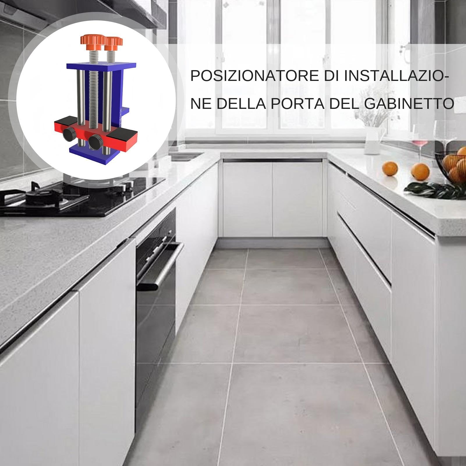 Guida Per Installazione Ante Armadio - Posizionatore Di Precisione Per Falegnami E Fai Da Te - Foto 2