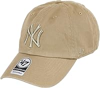 '47 MLB Clean Up Cap - Relaxed Fit Cotton Twill Hat, Adjustable One-Size for Men, Vintage MLB Fan Style
