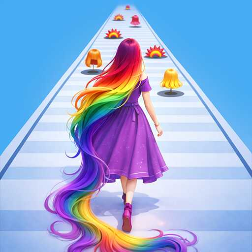 Make Hair Long world- JoJo Dancing Hair Race 3D Game