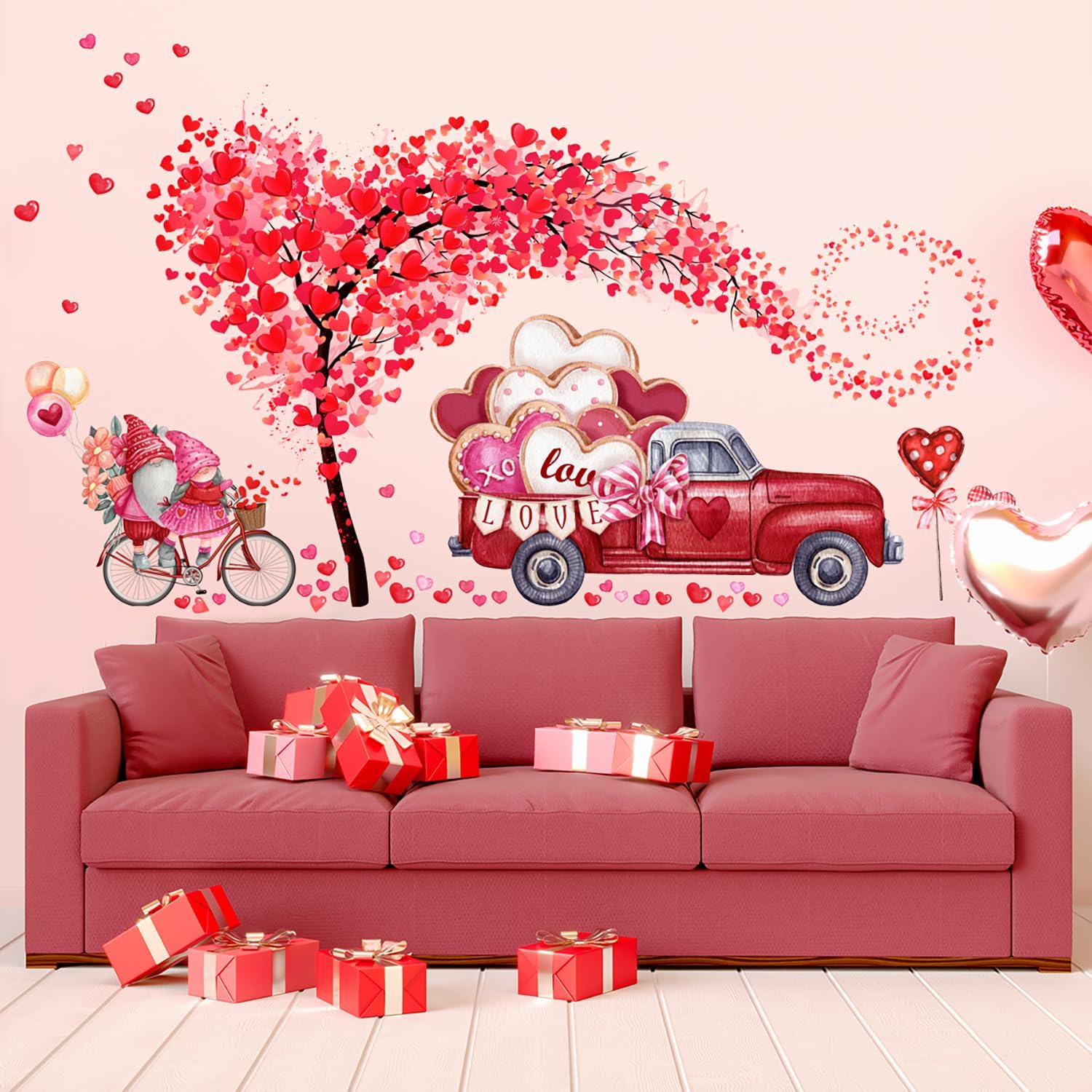 Heart Wall Sticker Sheets