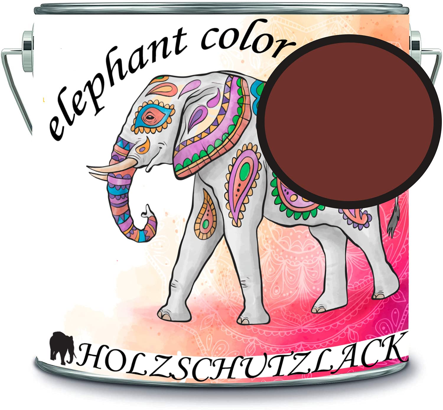 Barniz protector para madera, resistente a la intemperie y a largo plazo, protección contra la intemperie, color rojo óxido RAL 3009