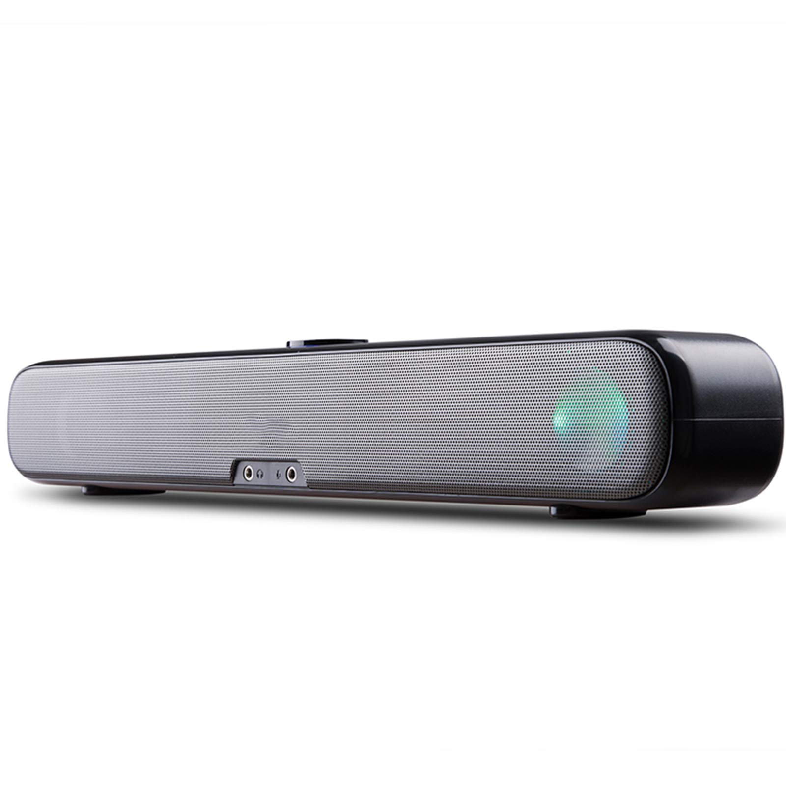 Canal de barra de sonido 2.0, barra de sonido de TV, sonido envolvente 3D, barra de sonido inalámbrica con cable para TV, sistema de cine en casa, barra de sonido de TV, para PC, TV, teléfono móvil,