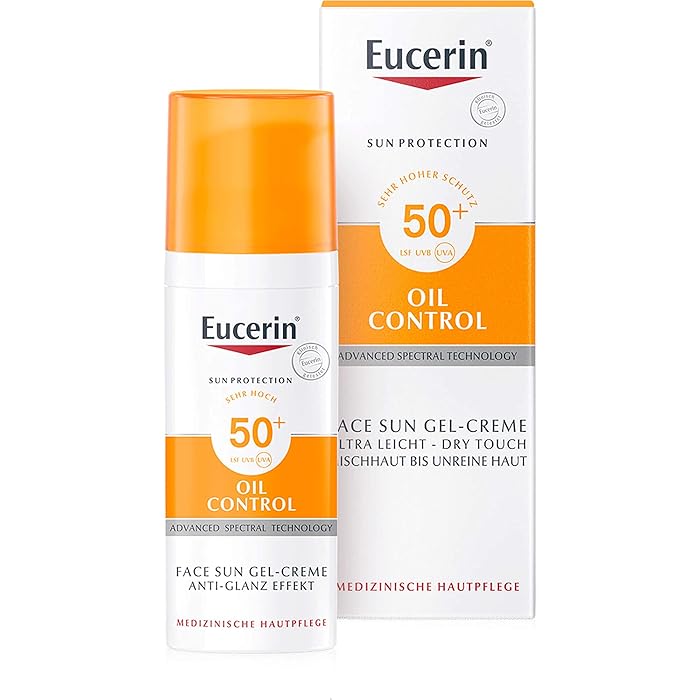 Buy Eucerin Oil Control Face Sun GelCreme LSF 50+, 50 ml Cream Online