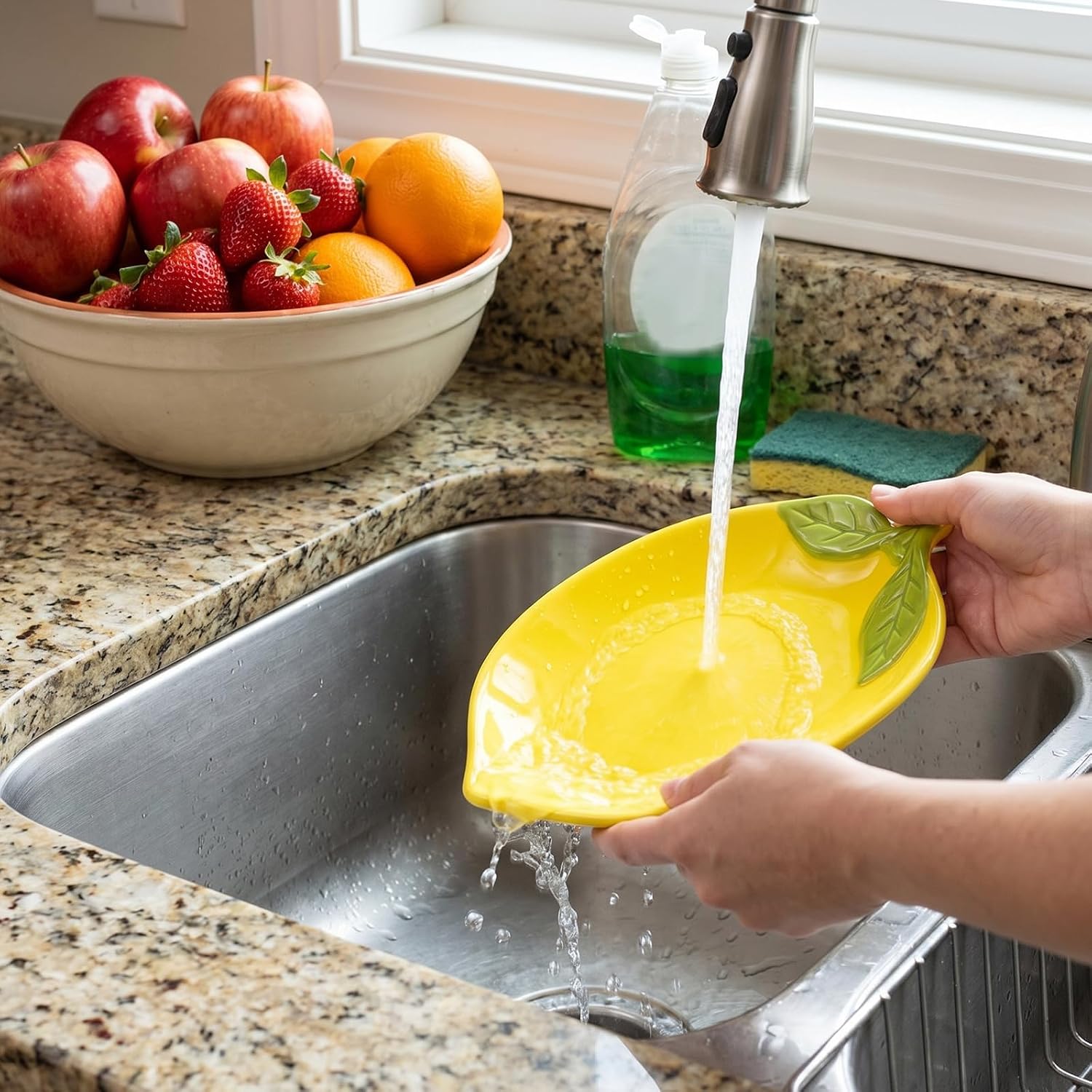 Lemon Spoon Rest, Lemon Spoon Rest for Kitchen Counter, Stove Top