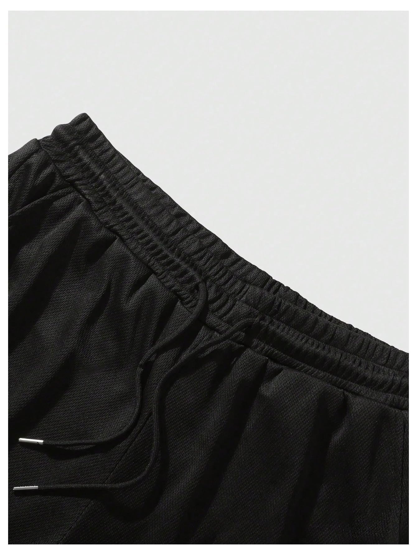Floerns Pantaloncini da corsa 2 in 1 da uomo, stampa incrociata, atletica, palestra, allenamento, pantaloncini con fodera a compressione