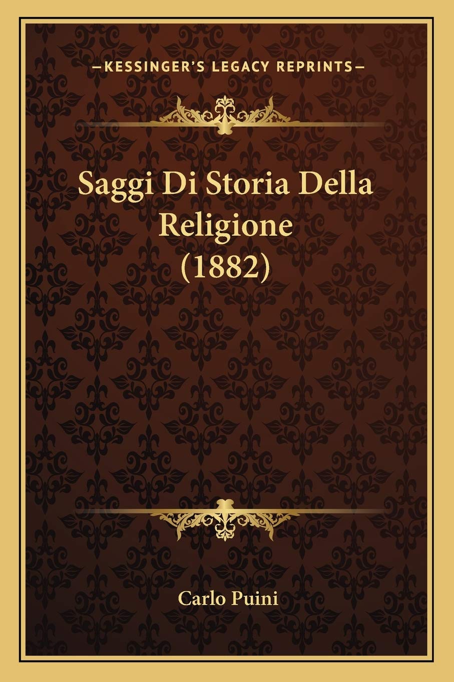 Saggi Di Storia Della Religione (1882)