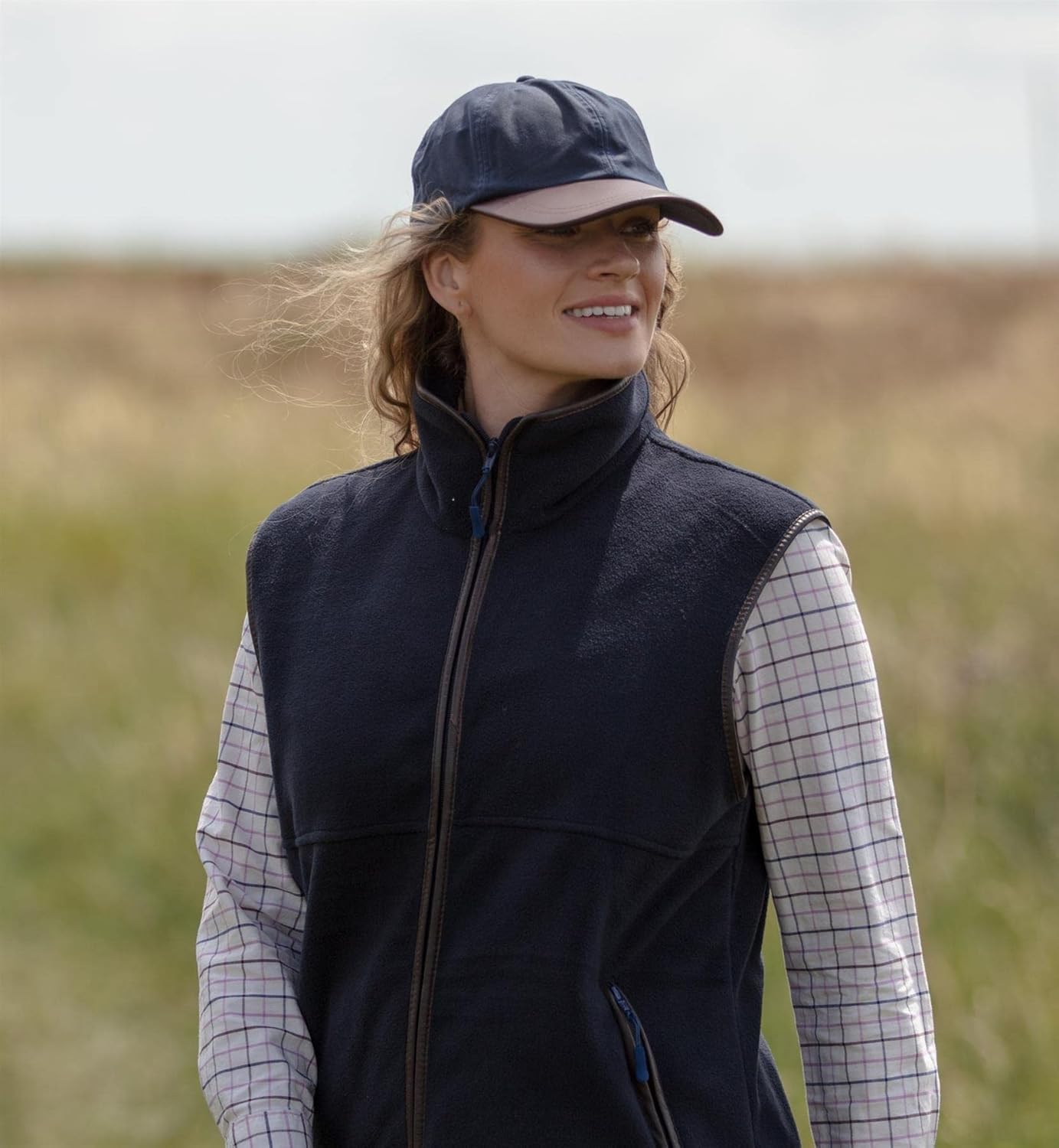 Walker and Hawkes - Wax Brunswick Baseball Cap w/Leather Peak - One-Size - Image 2