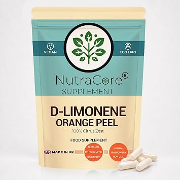D-Limonene 550mg | D Limonene Supplement | 90 Vegan Caps | UK