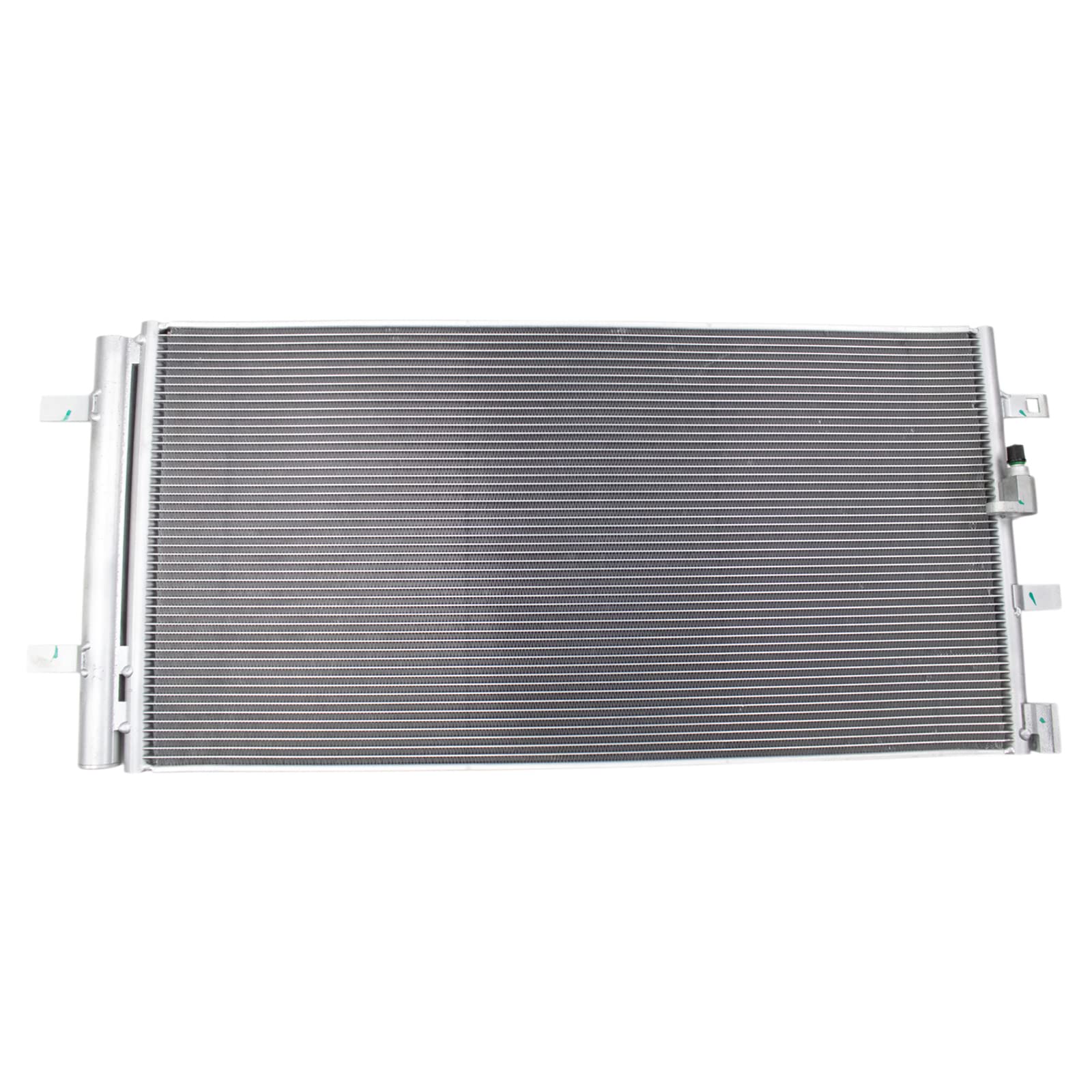 TRQ A/C Condenser and Receiver Drier Assembly Compatible with 2013-16 Audi A4 13-16 A4 Quattro 13-14 A5 13-17 A5 Quattro 13-16 allroad 13-17 Q5 13-17