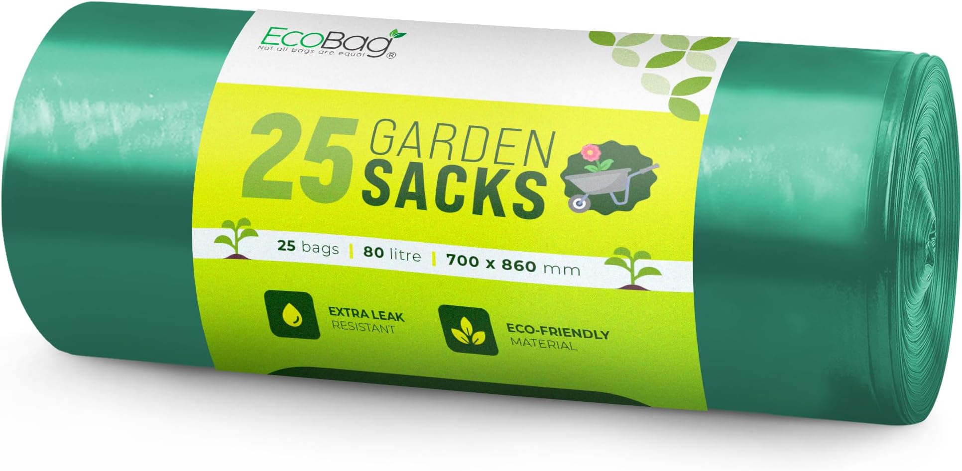 Garden Sacks Green ROLL25 233