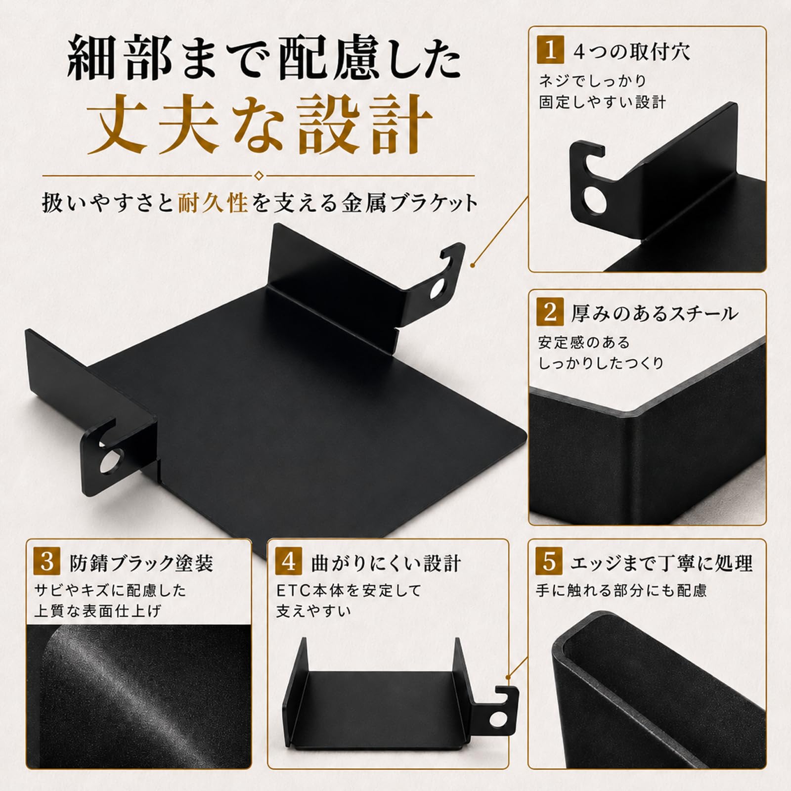 Amazon.co.jp: ノーブランド品スズキ専用ETC取付基台ETCブラケットETC