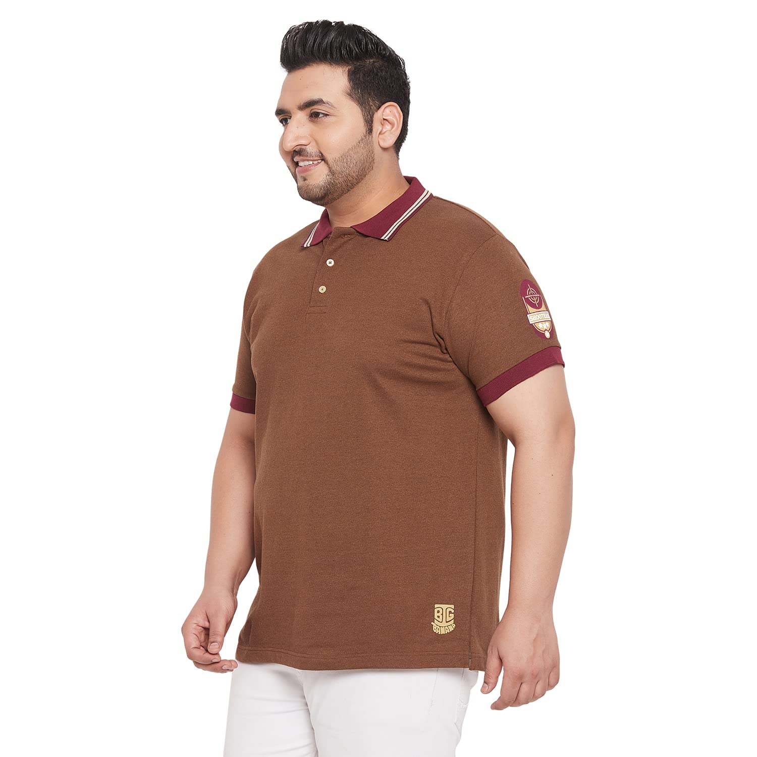 bigbanana Plus Size Men's Regular Fit Polo-picture-19
