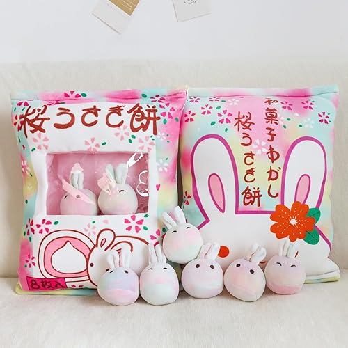 Miniatura 27 de Almohada de felpa de ajolotl, bonita almohada de ajolote con peluches de ajolote, bolsa de muñecas de animales de peluche de ajolote, regalo de 6