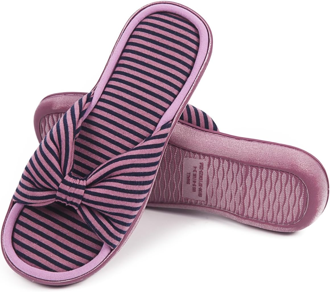 Caramella Bubble Womens Summer Open Toe Memory Foam Slip on Slippers Indoor Outdoor