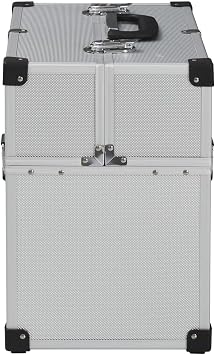 Tool Box 38 x 22.5 x 34 cm Silver Aluminium Presentation Case Universal Suitcase Tool Box