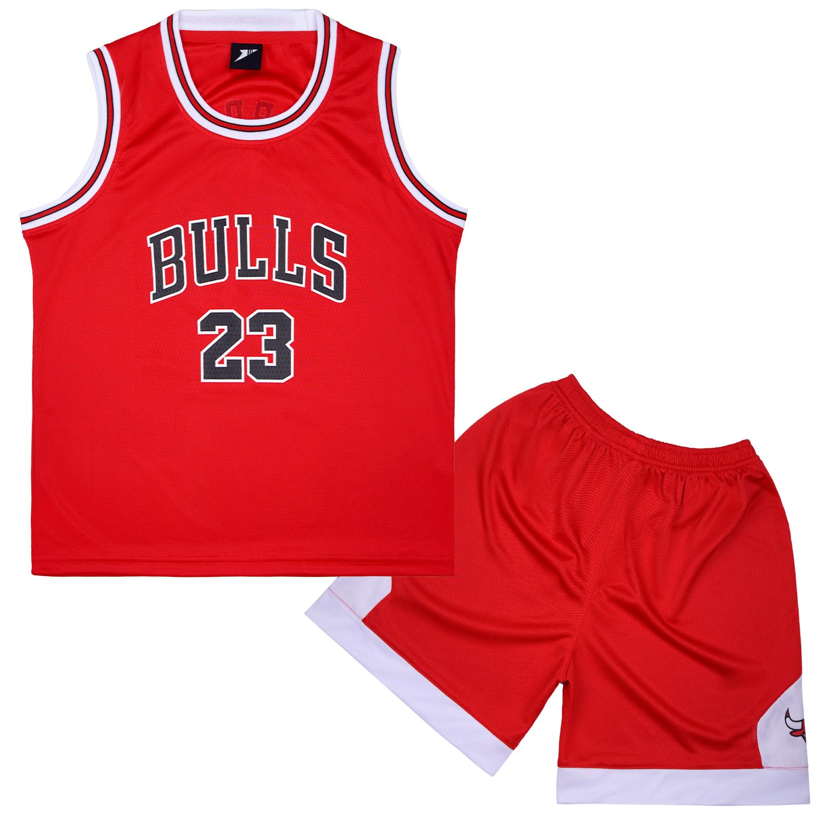 Mupopy Camiset Baloncesto Niños de 2 Piezas Camiseta sin Mangas y Pantalones de Baloncesto para Niños y Camiseta Tirantes