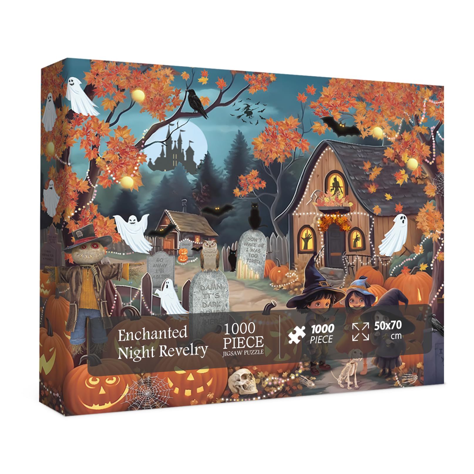 Buy Halloween Puzzle Fright Night Puzzles for Adults 1000 Pieces