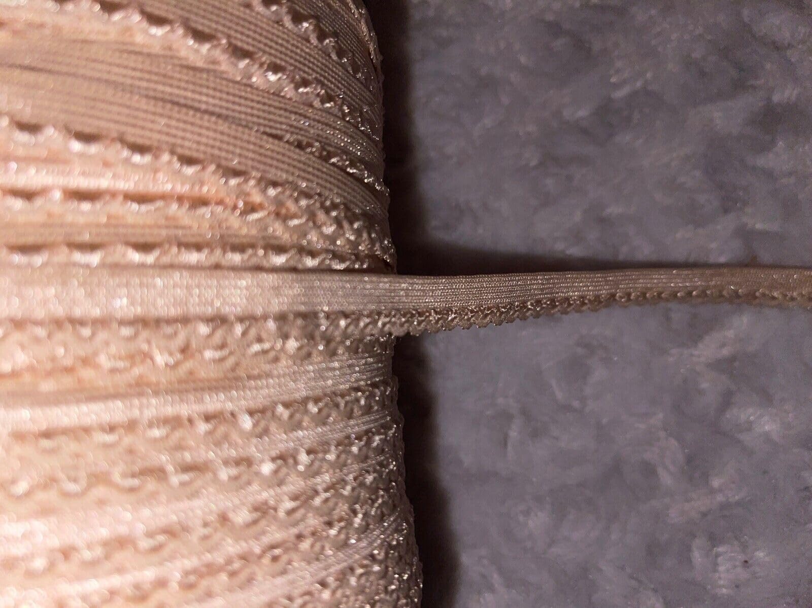 20 Yards Flesh Nude Picot Edge Doll Sewing Stretch Elastic 3/8