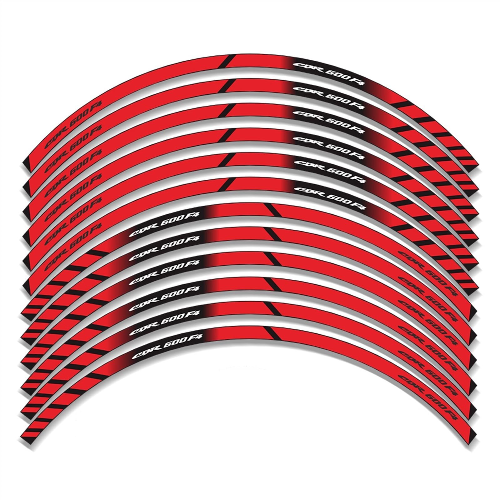 Frynuzb A4 Applique For Cbr600 F4 Cbr600f4 Motorcycle Wheel Reflective Stickers Waterproof(A4)