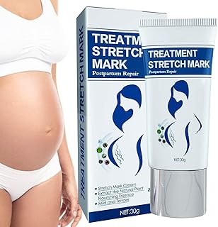 4 Pcs Creme de remoção de estrias - Creme Intensivo para Estrias - Creme Removedor de Estrias para Pós Gravidez, Hidratante de Estrias de Obesidade, Remove Marcas Chunyue