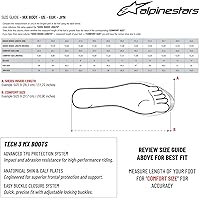 Vista 7 de Alpinestars - Botas de motocross para hombre Tech 3 Motocross, color negro/blanco, talla 11, 2013018-12-11
