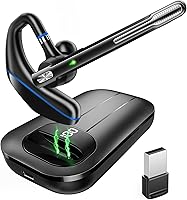 Vista 7 de Auriculares Bluetooth V5.3, Audífonos inalámbricos con estuche de carga de 1000mAh, 96H de tiempo de conversación, auriculares manos libres