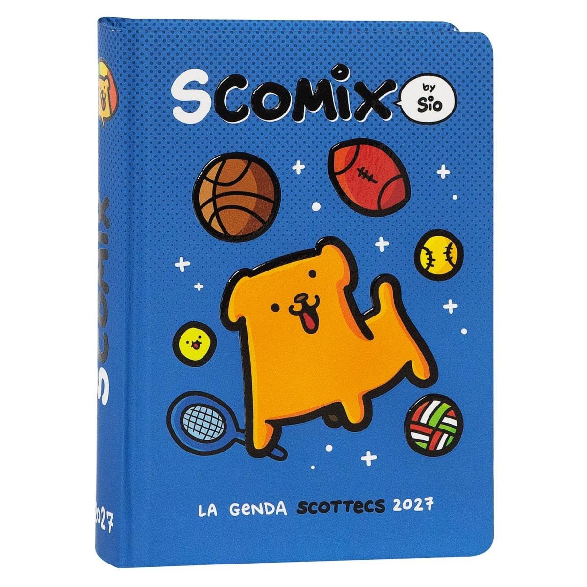 COMIX Scomix by Sio 16-Month Daily Diary 2026-2027 for Elementary and Middle School, Hardcover, Colourful Cover, 512 Coloured Pages, for Children and Teenagers, 12 x 16.5 cm