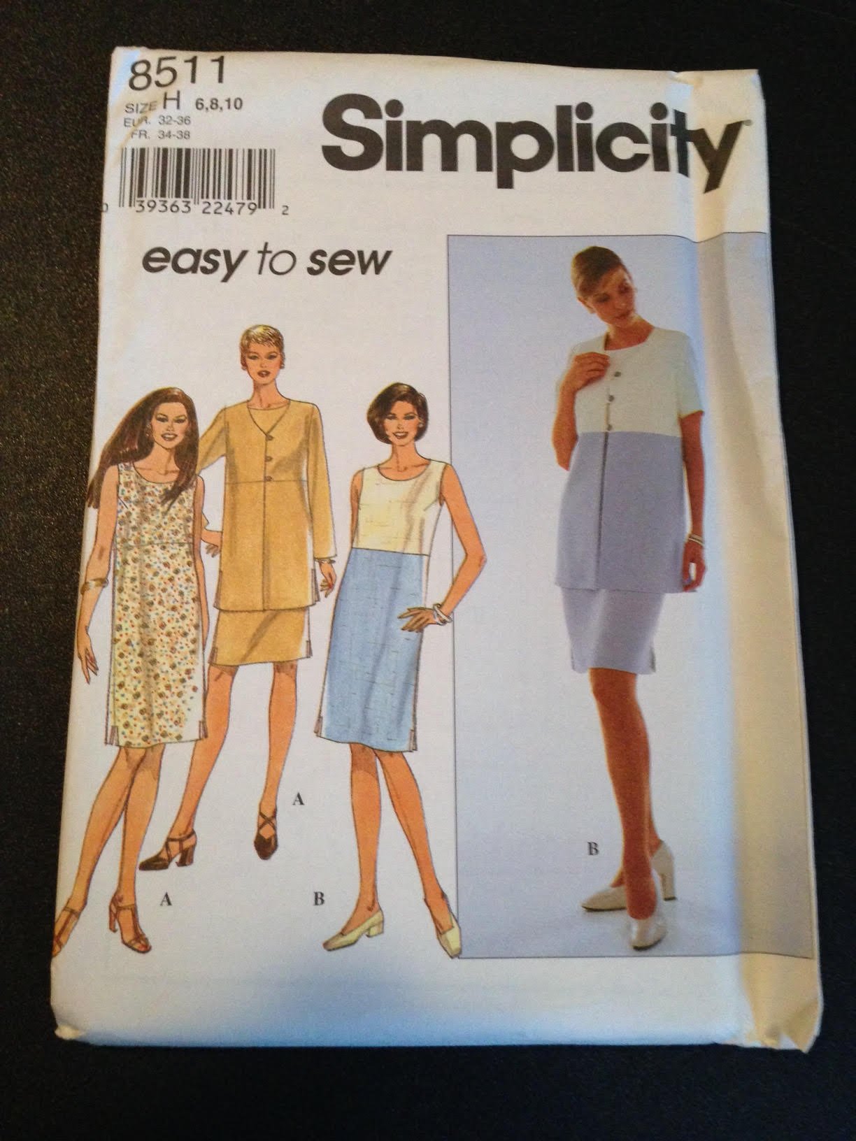 Coudre robe et veste ajustées avec le patron Simplicity 8511 taille H