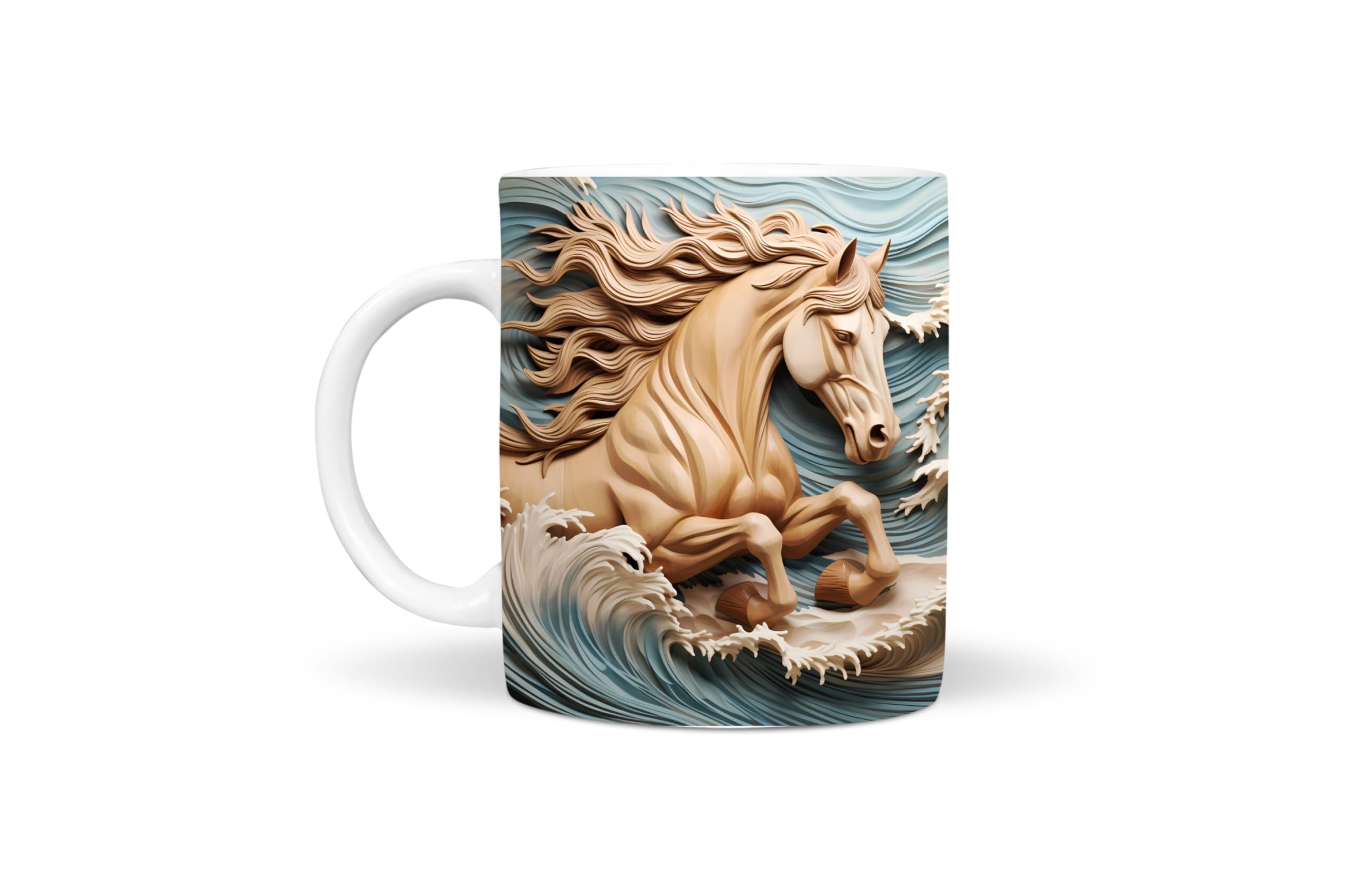 Horse Ocean Coffee/Tea Mug 11Oz Perfect Gift Horse Lovers Office Farmers