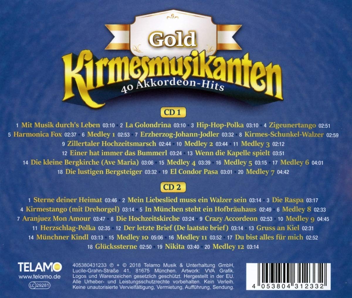 Gold-40 Akkordeon-Hits