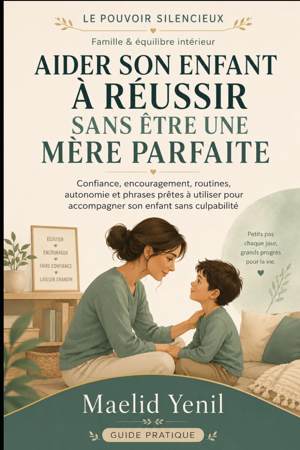 Aider son enfant à réussir sans être une mère parfaite: Confiance, encouragement, routines, autonomie et phrases prêtes à utiliser pour accompagner son enfant sans culpabilité (Le Pouvoir Silencieux)
