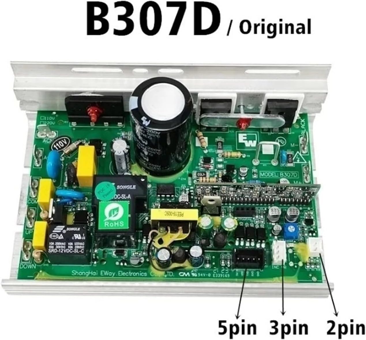 B307D Treadmill Motor Controller B307115 M0 110V .Compatible with Johnson Landranger CT80A. Treadmill Control Panel Circuit Board PCB(110V)