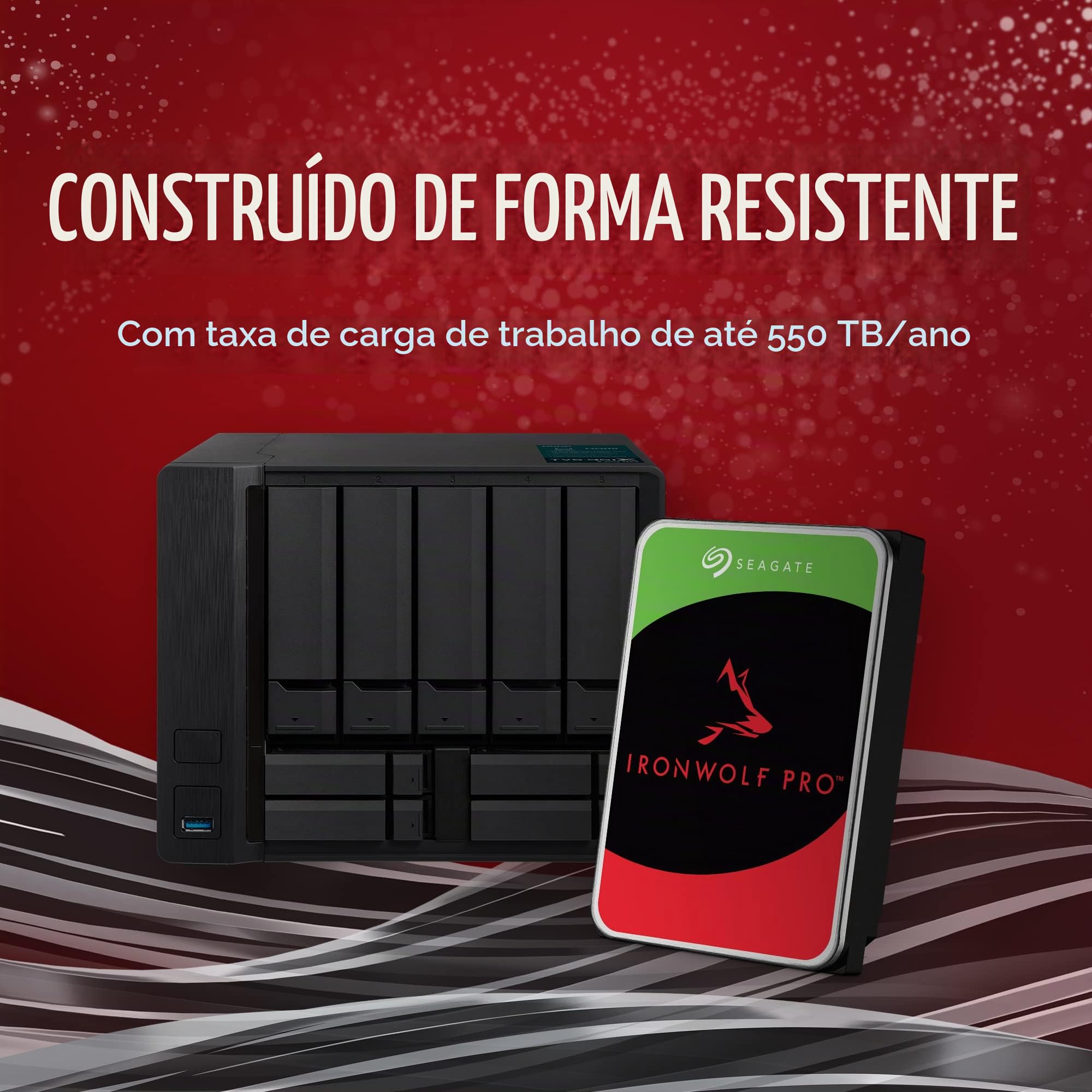 Seagate IronWolf Pro, 4 TB, Enterprise NAS HDD interno –CMR 3,5