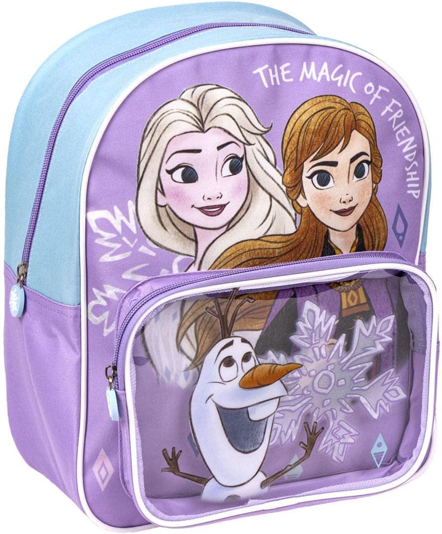 Amazon.co.jp ディズニー アナと雪の女王 バックパック リュックサック クリアポケット 透明 リュック かばん 30 x 25