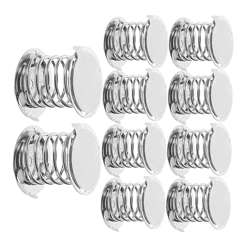 10 Stück Teiliges Metallfederbasis mit Doppelseitigem Kleber Wackelnde DIY Spielzeugfedern